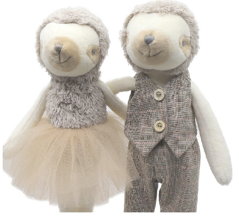 Mr & Mrs Sloth Plush - Rustic Edge