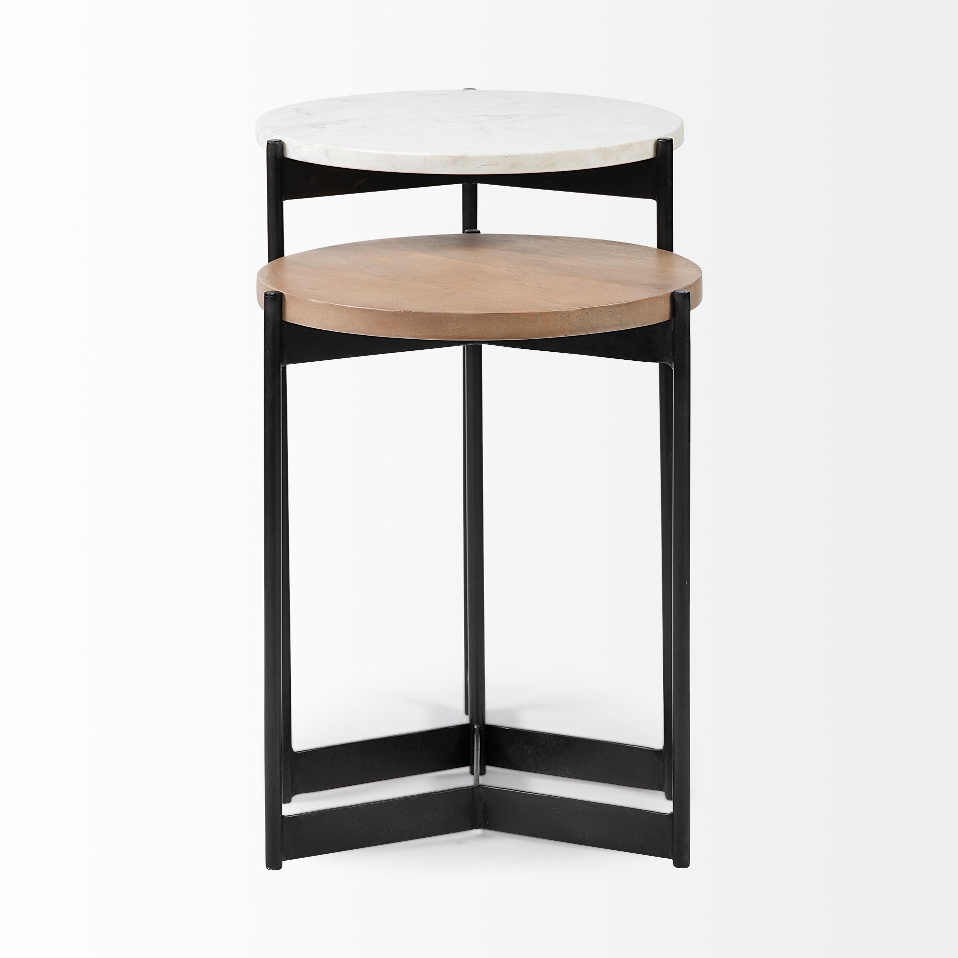 Meadow Nesting Tables - Marble and Wood