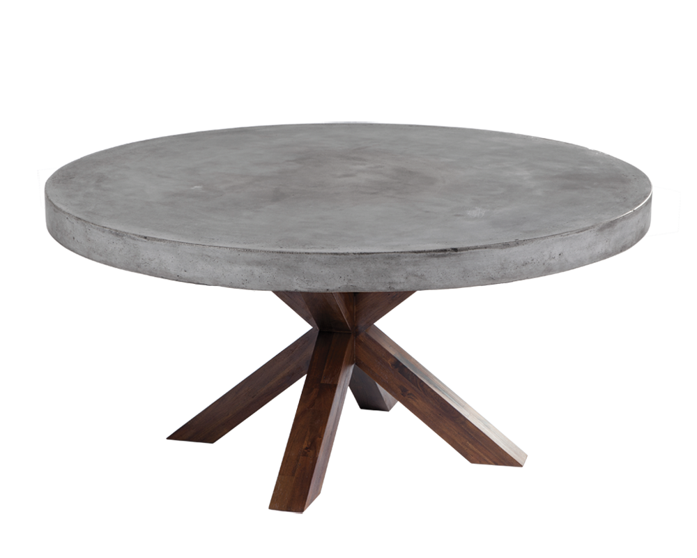 JAGGER ROUND DINING TABLE -Rustic Edge