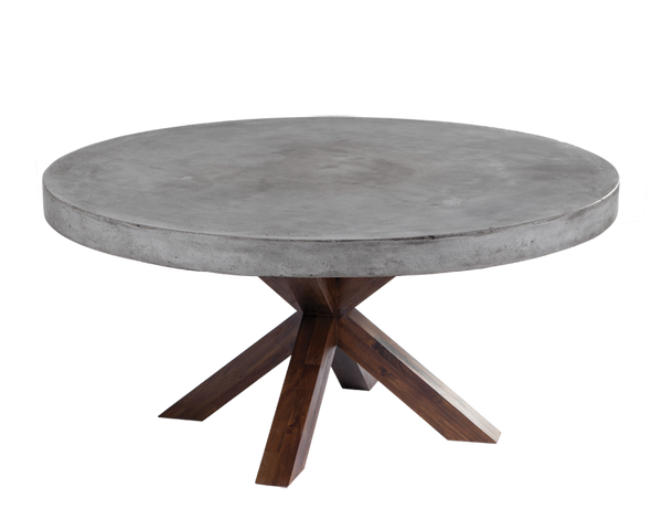 JAGGER ROUND DINING TABLE -Rustic Edge