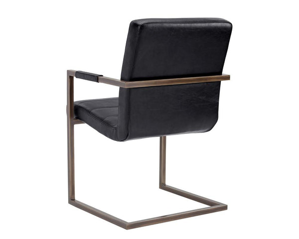 REESE ARMCHAIR BLACK SET OF 2