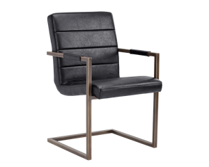 REESE ARMCHAIR BLACK SET OF 2
