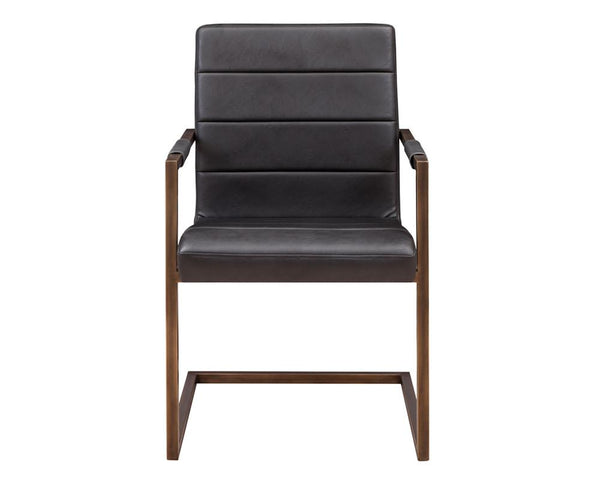 REESE ARMCHAIR BLACK SET OF 2