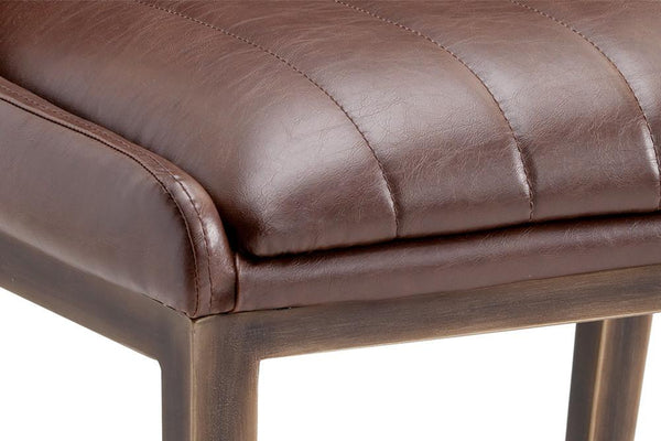 VELDA DINING CHAIR VINTAGE COGNAC SET OF 2