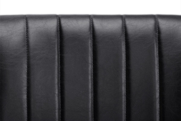 VELDA DINING CHAIR VINTAGE BLACK SET OF 2 Rustic Edge