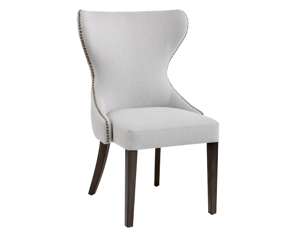 JASPAR DINING CHAIR LIGHT GREY