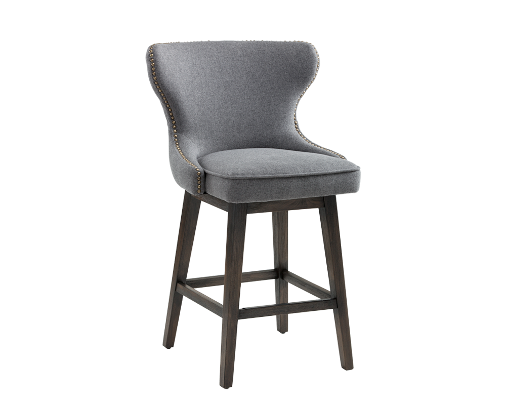NICKSON SWIVEL COUNTER STOOL - Rustic Edge