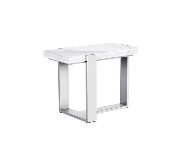 WALFRED END TABLE - MARBLE - Intrustic home decor