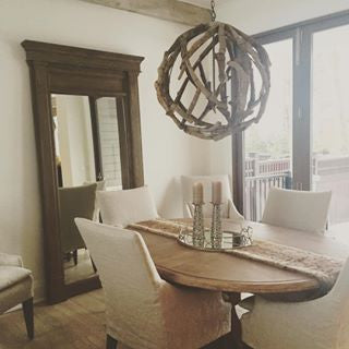 Driftwood Orb Chandelier 9078