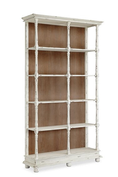 Whitney White 5 Shelf Bookcase - 13589 - Stein World