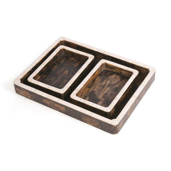 Go Home Stansfield Trays Set of (3) 13844