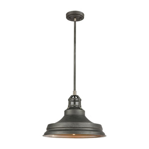 Boni Ale Industrial Farmhouse metal Shade Pendant - Rustic Edge