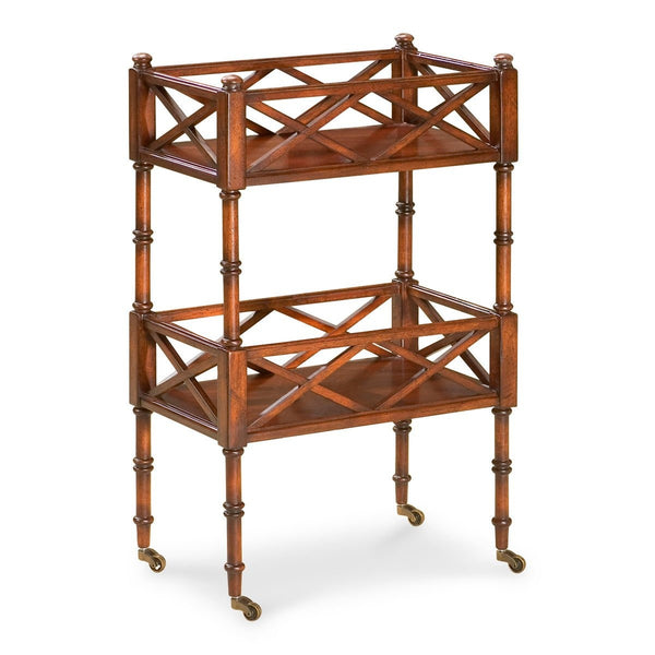 Butler Masterpiece Mobile Server in Olive Ash Burl 1565101 - Rustic Edge