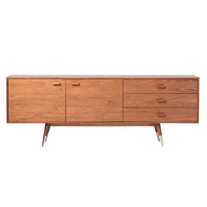 Henry 83" Retro Mid-Century Sideboard - Rustic Edge