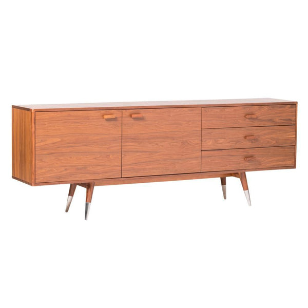 Henry 83" Retro Mid-Century Sideboard - Rustic Edge