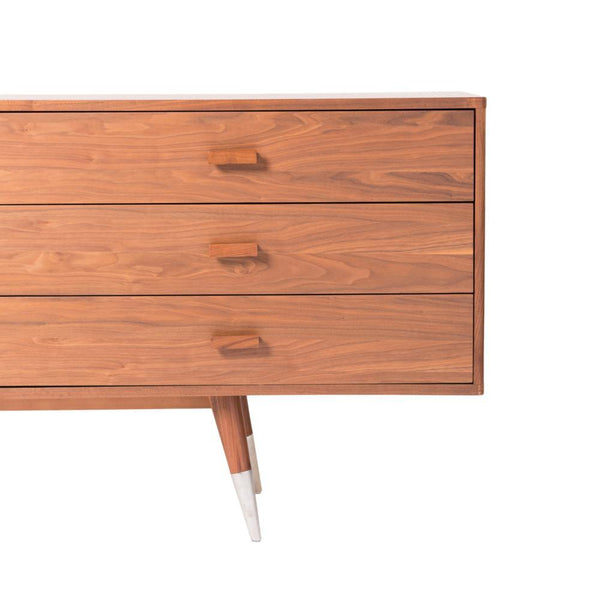 Henry 83" Retro Mid-Century Sideboard - Rustic Edge