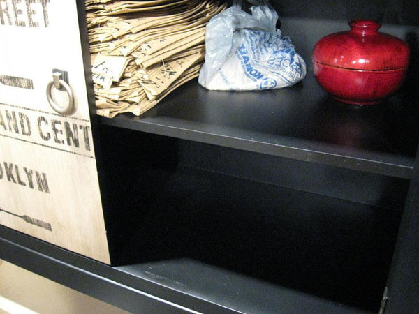 Old World Farmhouse Station Accent Cabinet-Rustic Edge