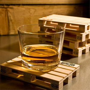 Wooden Pallets Drink Coasters (Set of 4)