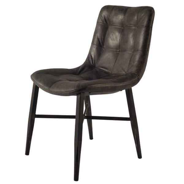 Dallon Leather Chair - Rustic Edge