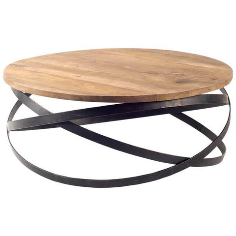 Beldane Mango Wood Coffee Table - Rustic Edge