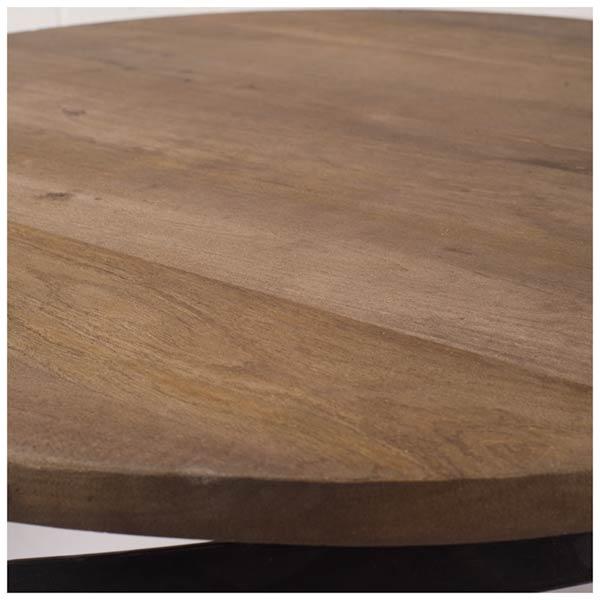 Beldane Mango Wood Coffee Table - Rustic Edge