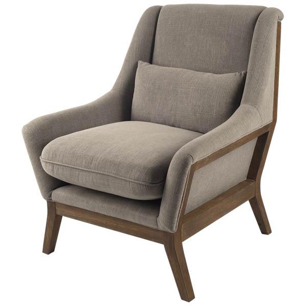 Camreigh Arm Chair - Grey - Rustic Edge