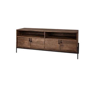 Glennard Contemporary Industrial Media Console