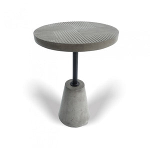 Naka Industrial Concrete Side Table