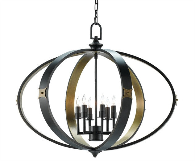 Hunts Man Chandelier- Currey & Co 9000-0169