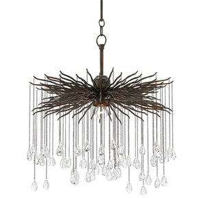 Fen Single Bulb Cupertino Chandelier- Currey & Co 9000-0198
