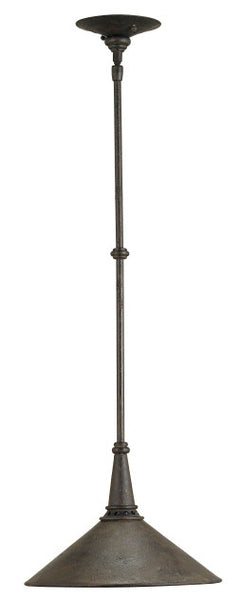 Manuscript Metal Pendant - Currey & Co 9056