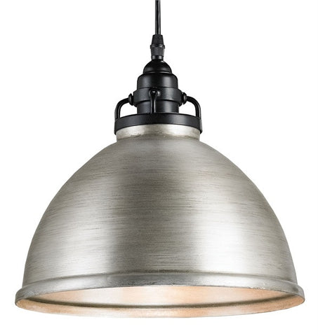 Bronson Brushed Nickel  Pendant  - Rustic Edge