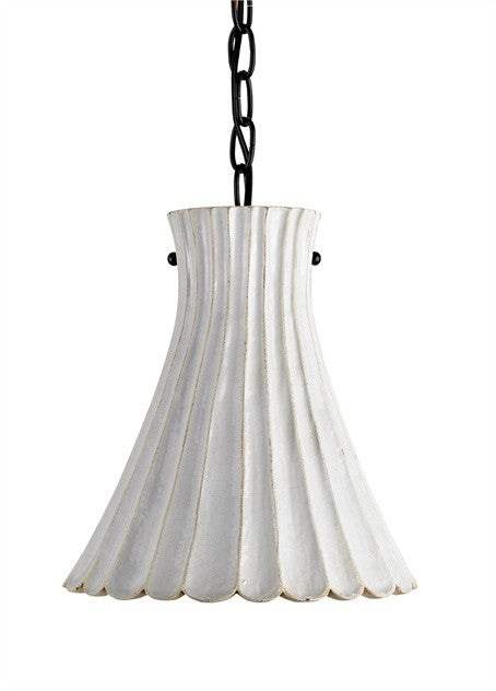 Jazz Pendant White Wash flare 9901