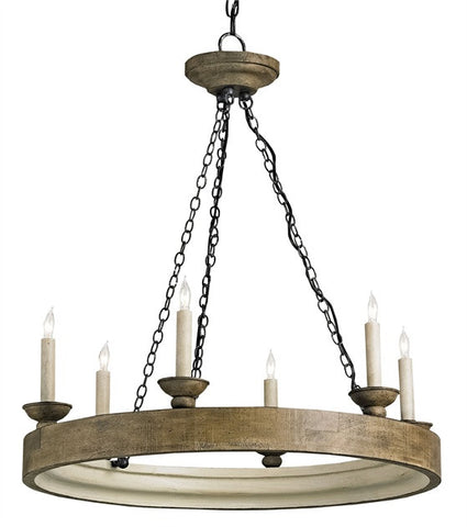 Reclaimed wood Beachhouse Chandelier 9972 - Currey & Co.