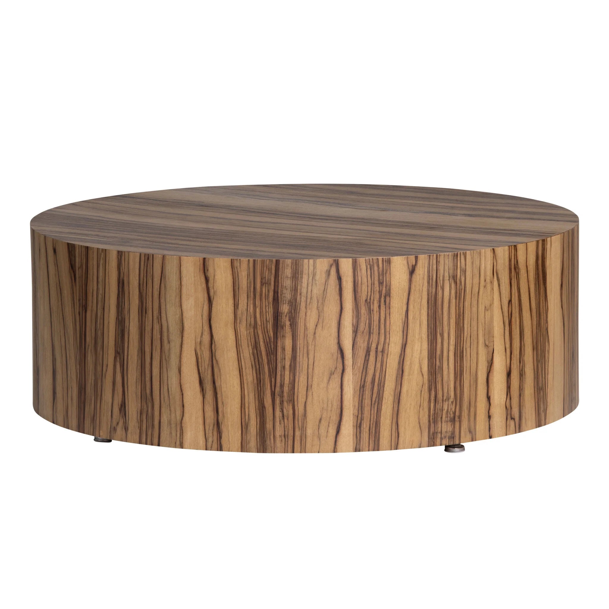 Amelia 42" Round Cocktail Coffee Table - Rustic Edge