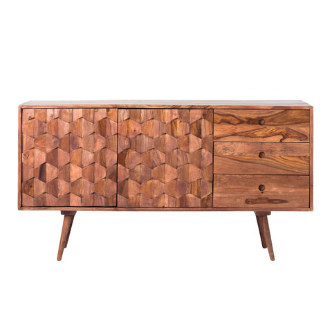 Orianne Mid Century Sideboard - Rustic Edge