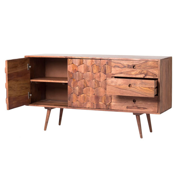 Orianne Mid Century Sideboard - Rustic Edge