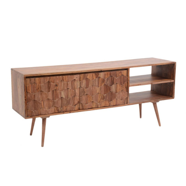 Orianne Media Console - Rustic Edge