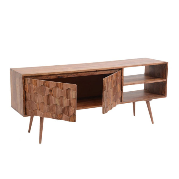Orianne Media Console - Rustic Edge