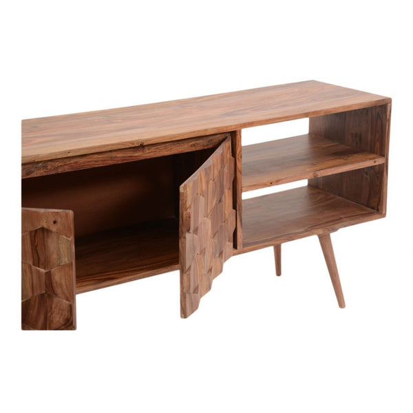 Orianne Media Console - Rustic Edge