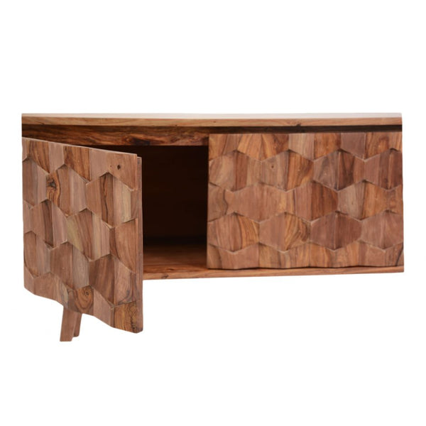 Orianne Media Console - Rustic Edge