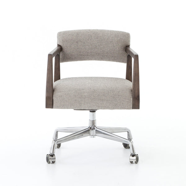 JORDON DESK CHAIR IVES WHITE GREY - Intrustic home decor