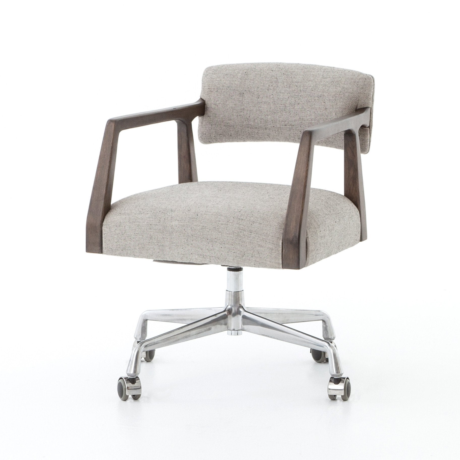 JORDON DESK CHAIR IVES WHITE GREY - Intrustic home decor