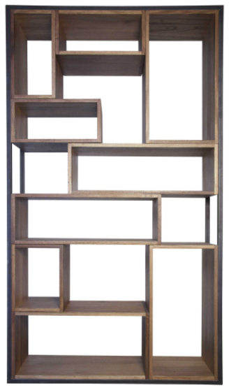 Chelsea Walnut Bookcase - Rustic Edge