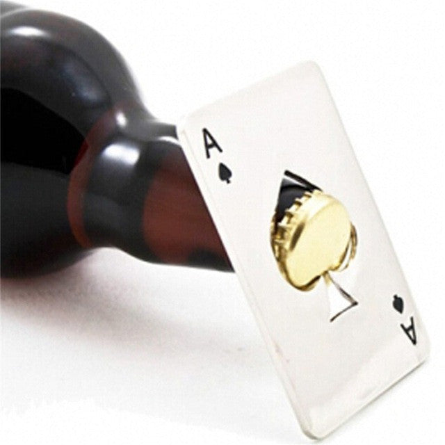 Poker Card Bottle Opener