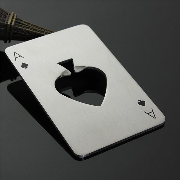 Poker Card Bottle Opener