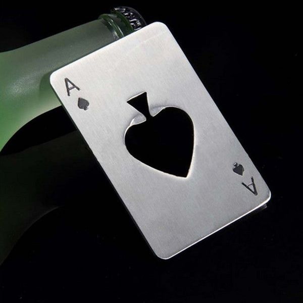 Poker Card Bottle Opener