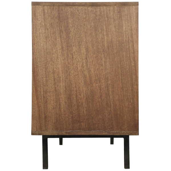 Michigan 84" Mid Century Sideboard Walnut - Dark Walnut