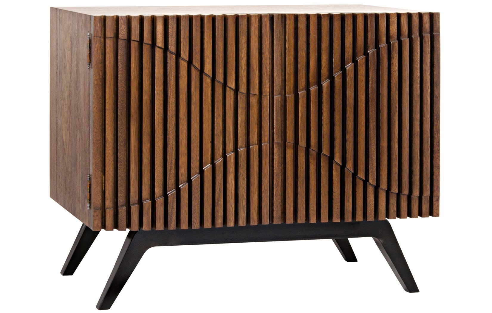 Chandler Single Sideboard w/ Metal Base - Rustic Edge