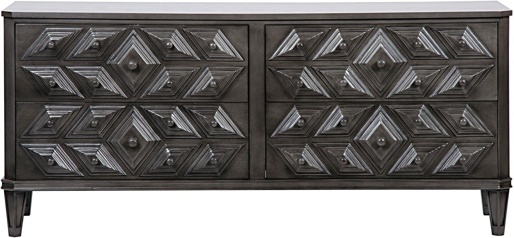 Henning 4 Drawer Black Dresser Rustic Edge Henning 4 Drawer Black Dresser Rustic Edge